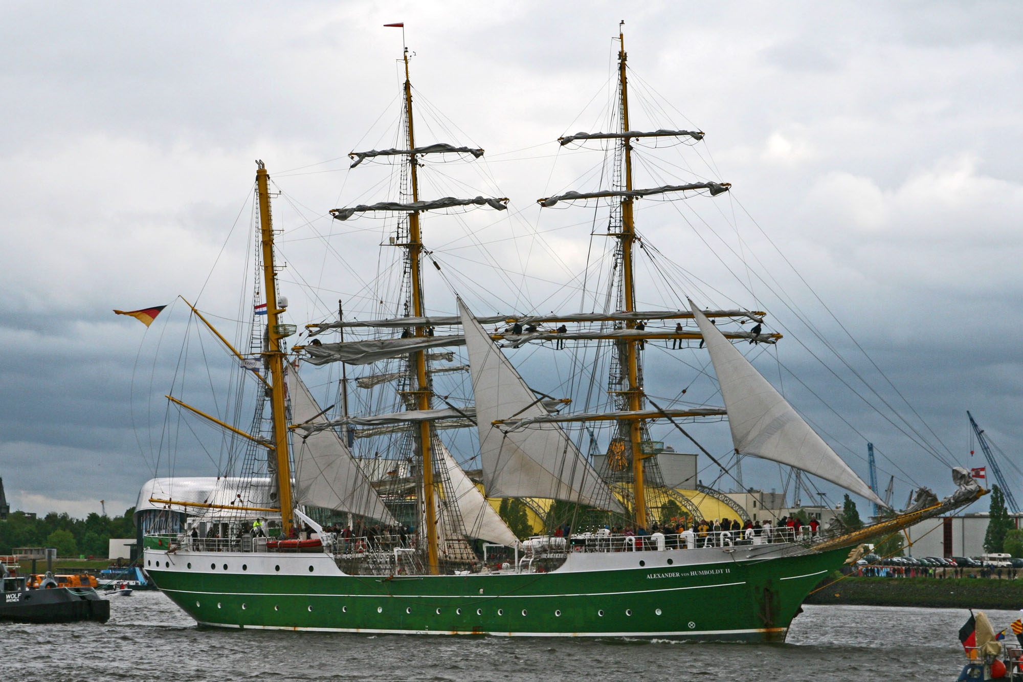 Alex 2 Hamburg Segelschiff Dreimaster
